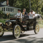 arriving in style on sugarloaf mountain
